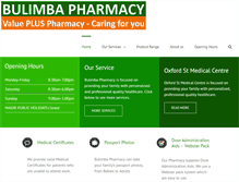 Tablet Screenshot of bulimbapharmacy.com